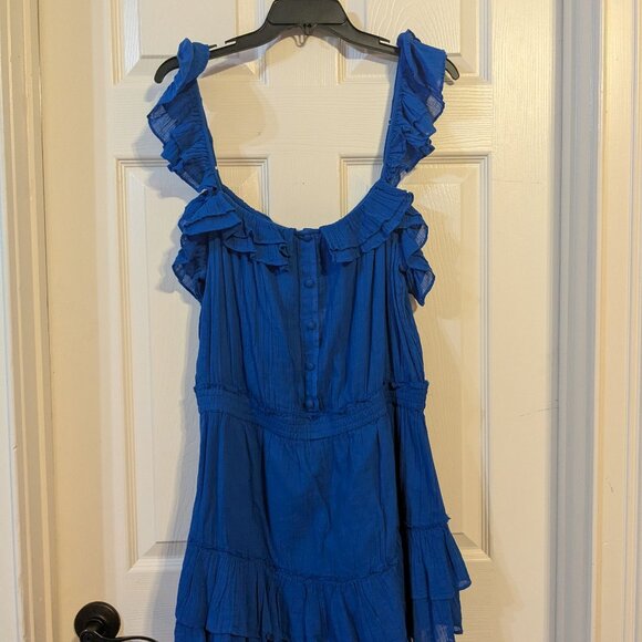 Chelsea and Violet Royal Blue Romper - Picture 1 of 3